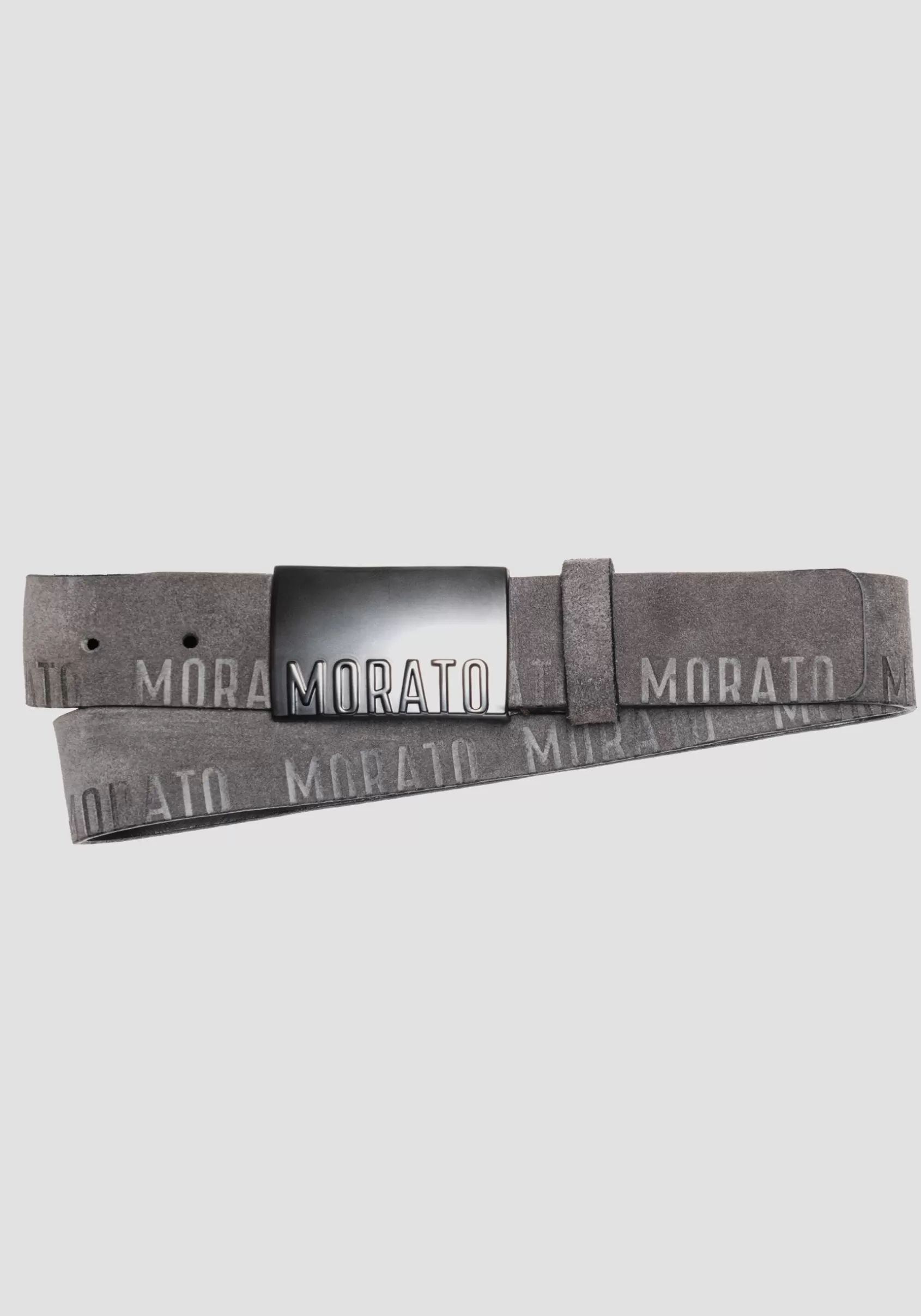 Homme Antony Morato Ceintures>Ceinture 100 % Cuir Avec Boucle Morato En Relief