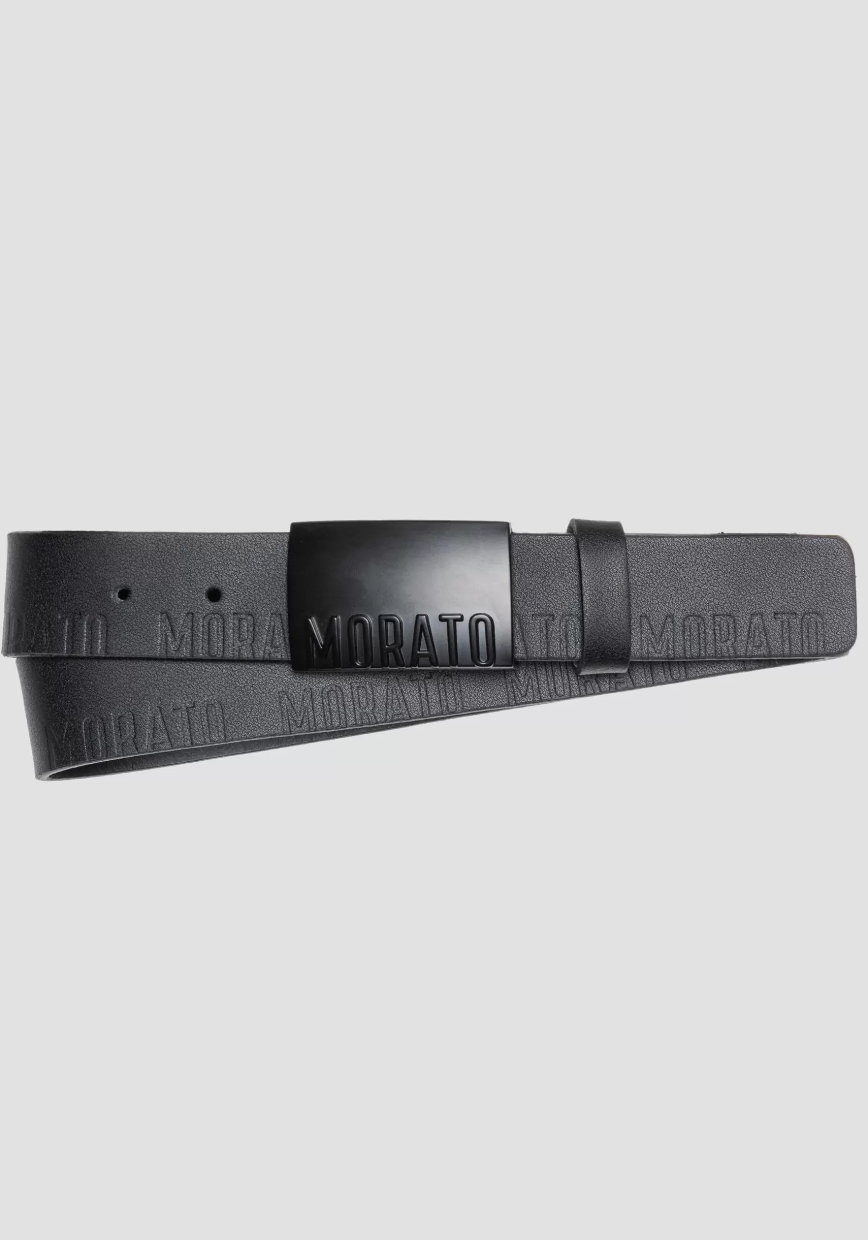 Homme Antony Morato Ceintures>Ceinture En Cuir Avec Motif Morato