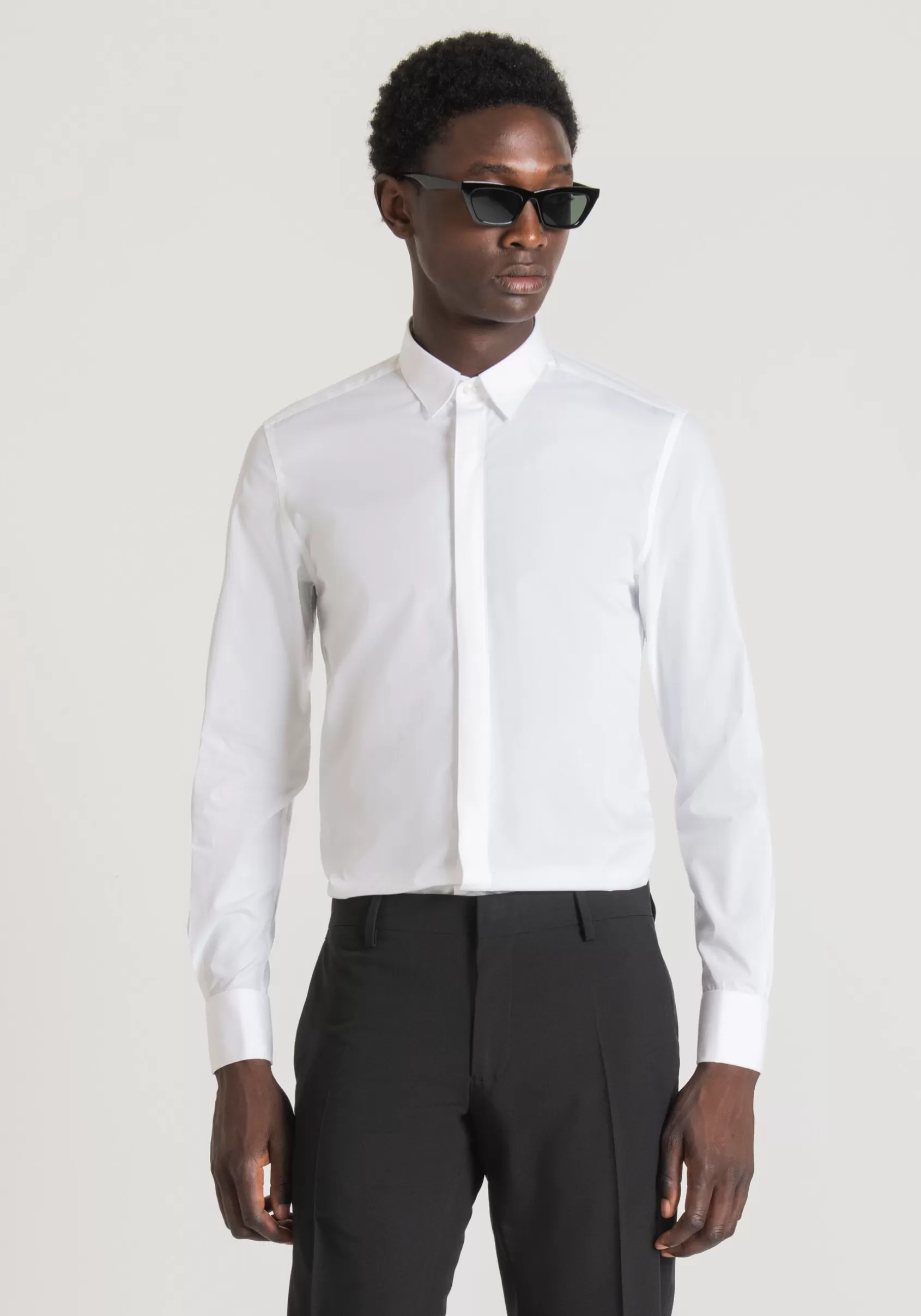 Homme Antony Morato Chemises>Chemise Avec Boutons De Manchette