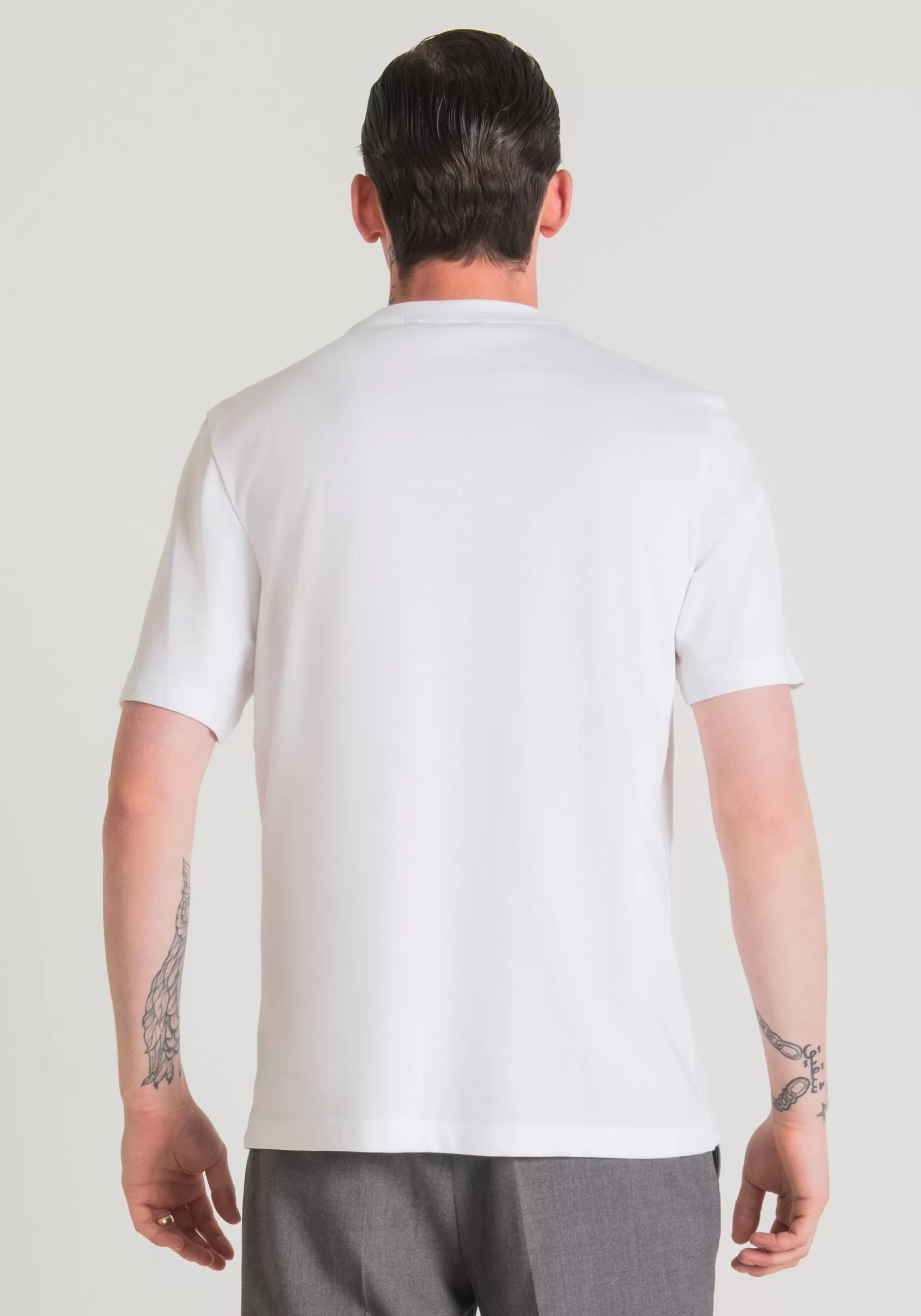 Homme Antony Morato T-Shirts Et Polos>T-Shirt Oversize 100 % Coton Avec Logo Brode